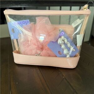 Claire's Peach Bath Soak & Bubbles Set